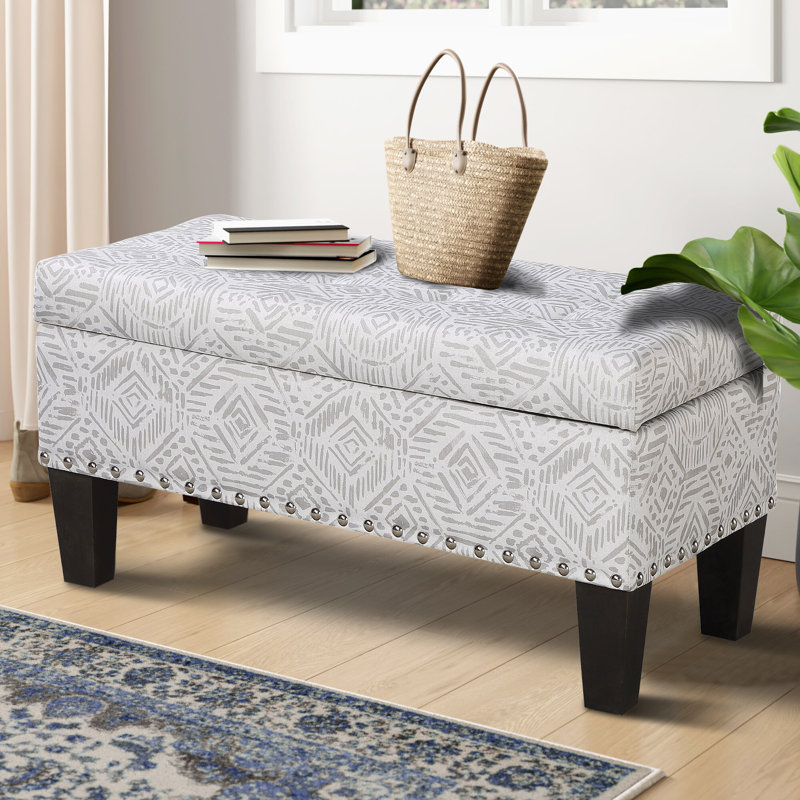 Dakota Fields Upholstered Flip Top Storage Bench & Reviews Wayfair